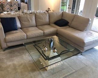 Cantoni leather sectional $1500
By American Leather “Stone”