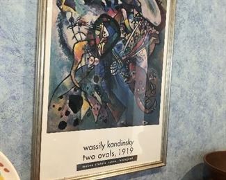 Wassily Kandinsky 1990 framed poster 45.00