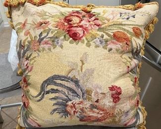 Needlepoint french pillow
