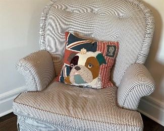 vintage upholstered chair