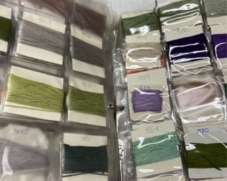 Huge organized selection of embroider floss