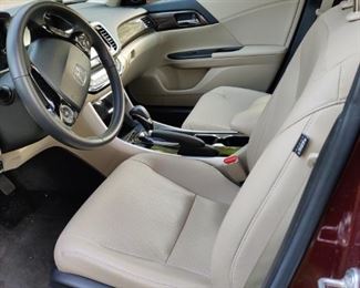 Inside 2017 Honda Accord-clean!