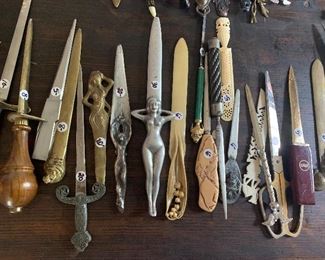 you can not imagine the number of early letter openers that  include  daggers, naked women, sterling, figural