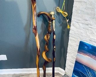 Walking Canes Hand Carved