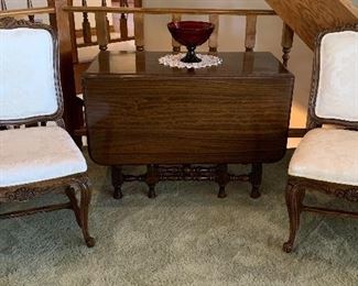 Vintage Drop-leaf Table (Chairs go with Drexel Heritage Table)
