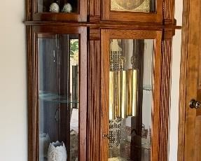Ridgeway Grandfather Clock Curio