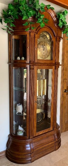 Ridgeway Grandfather Clock Curio
