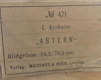 No. 471 E. Arnheim "Astern"