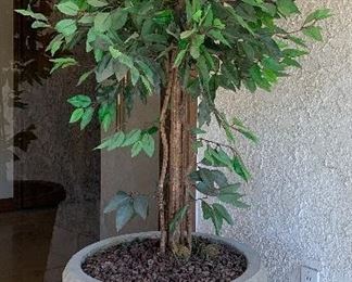 Faux Tree in Pot