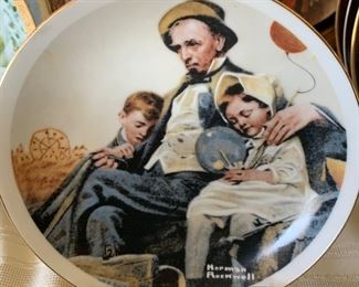 Norman Rockwell Plates