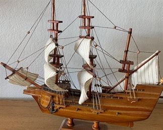 Ship Model Mayflower Decorative 