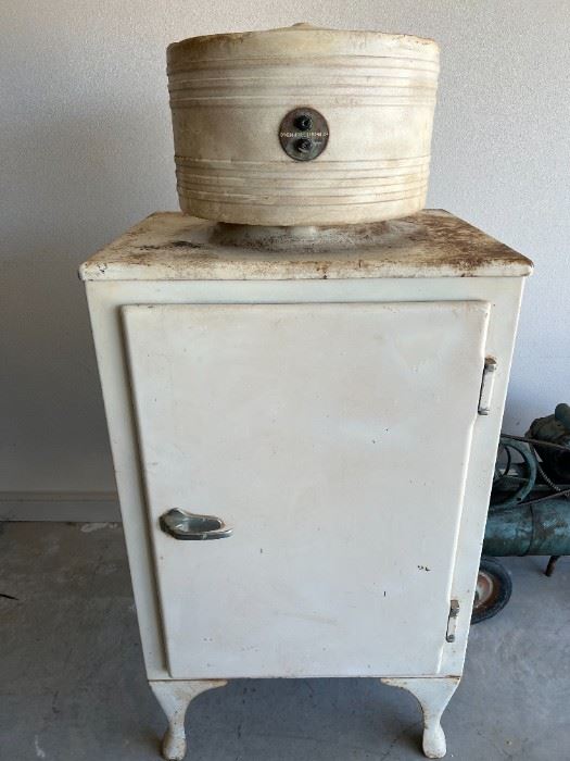 antique ice box