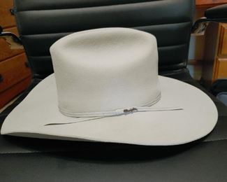 Wrangler Gray Beaver cowboy hat size 7 1/8 like new