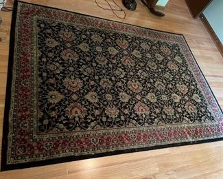 Black and Red Area Rug
