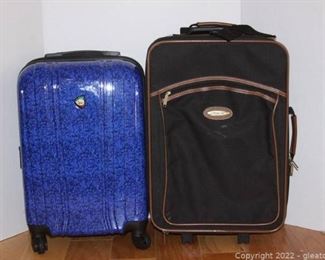 Lightweight Hardcase Spinner Carry On and Jordache Black Carry On