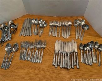 Pfaltzgraff and Martha Stewart Stainless Steel Flatware Collection Plus Other Pieces