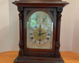 Vintage Quarter Strike Mantle Clock