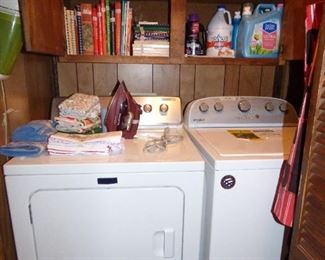 Whirlpool Washer & Dryer, Cookbooks, etc