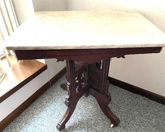 Nice East Lake Marble Top Table. No Cracks $250