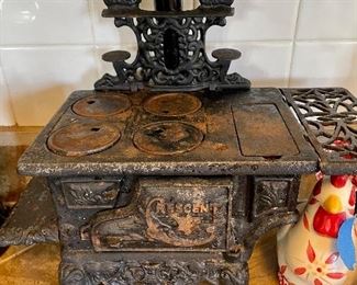 Crescent Gold Salesman Sample Cast Iron $50