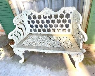 Fabulous Heavy Iron Patio Furniture! This Piece $600