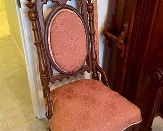 Antique Chair on Wheels $225.00