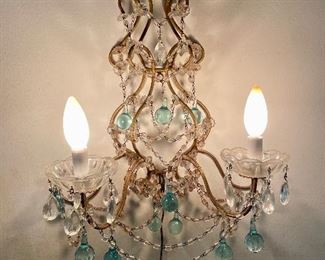 Pair of Fabulous Wall Chandeliers $200