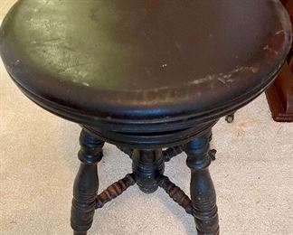 Glass Ball Piano Stool $90