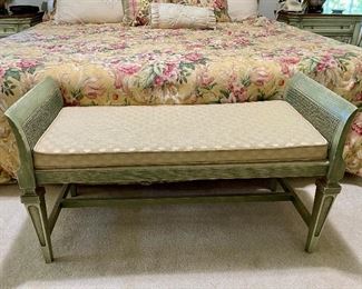 Green Cane Bench $200