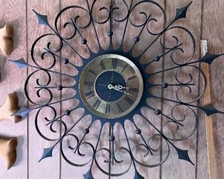 Mid Century Clock $90