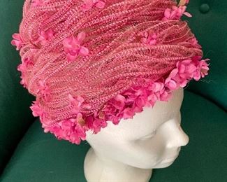 Coralie Pink Hat $40