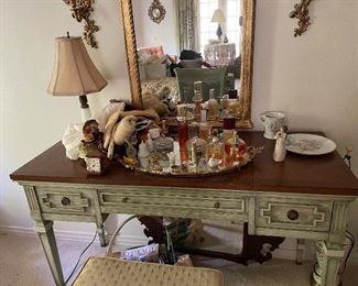 Vanity that opens for storage