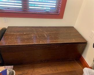 #3	blanket chest with lid  59x24x22	 $200.00 
