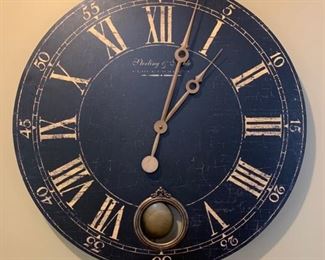 Decorative Clock by Sterling and Noble 29" Diameter Price  $30.00