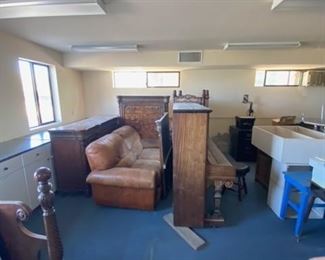 Couch, Piano, Bedroom Furniture
