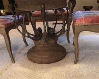 Pedestal Base of the Dining Table