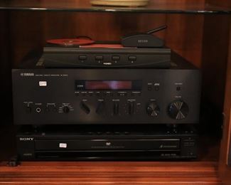Stereo tuner, DVD player and electronics