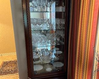 China Cabinet with glasses 