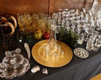 Vintage mid-century glassware