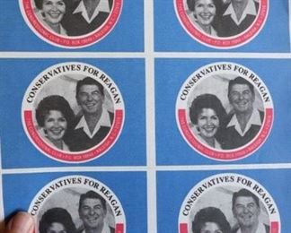 Vintage Reagan stickers