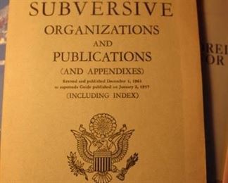 Vintage political ephemera