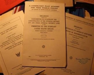 Vintage political ephemera