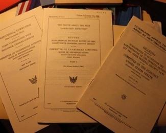 Vintage political ephemera