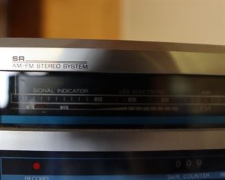 Vintage stereo double cassette