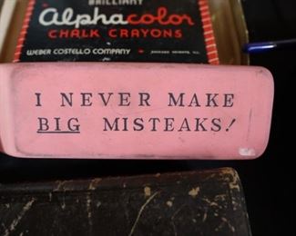 Vintage eraser