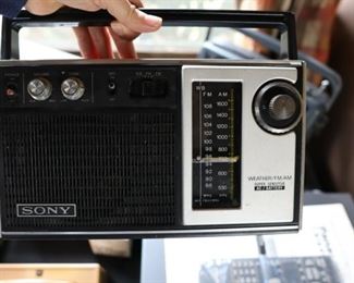 Vintage Sony transistor radio