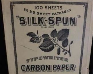 Vintage carbon typing paper