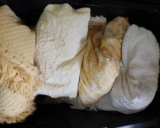 Vintage blankets and linens