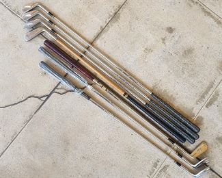 Vintage women's golf clubs