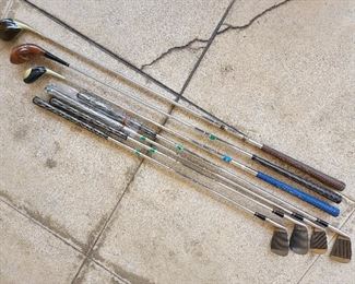 Vintage women's golf clubs